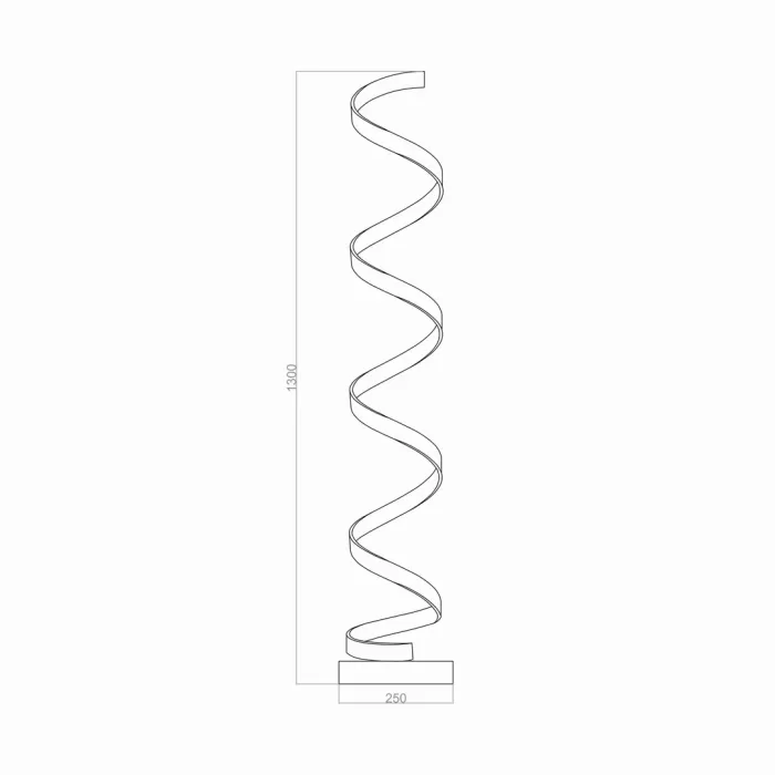 Led Lambader SPIRAL 30 cm