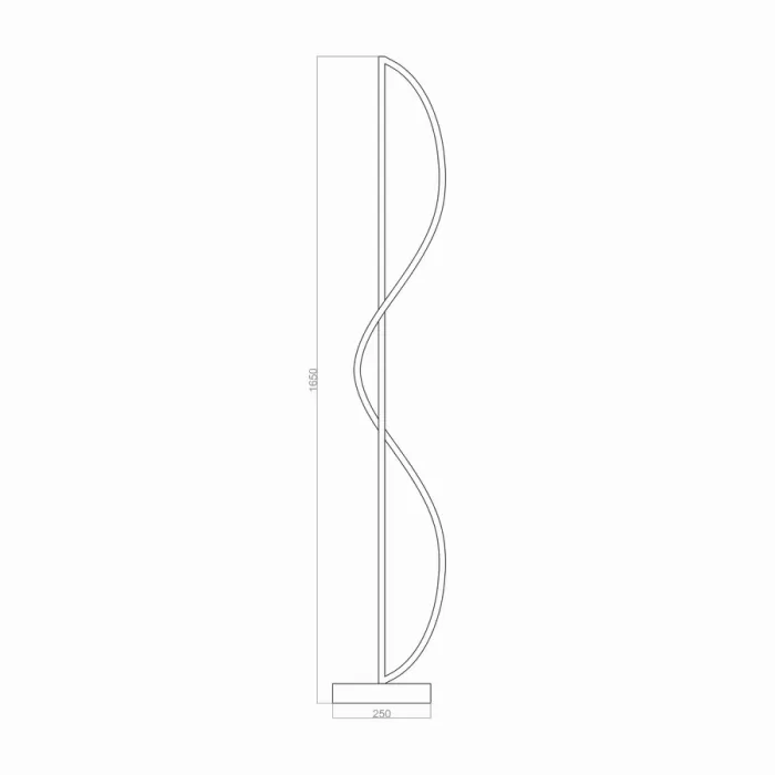 Led Lambader SINUS 170 cm