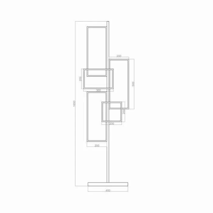 Led Lambader LUXGROUP 165 cm
