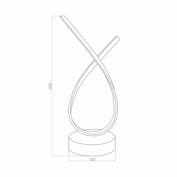 Led Masa Lambası ALEV DANSI 50 cm
