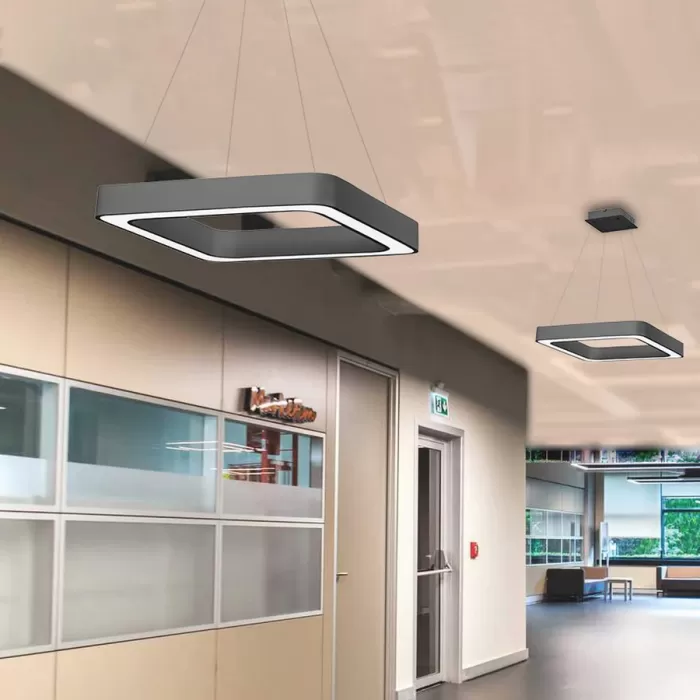 Led Avize Sarkıt KARE ZEVEN 60*60 cm