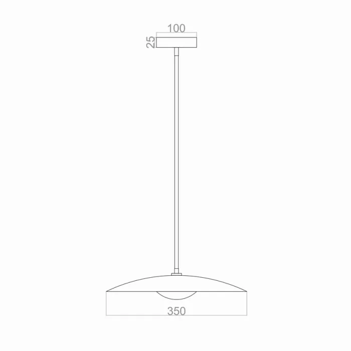 Led Avize Sarkıt PIIP 35 cm