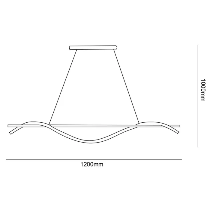 Led Avize Sarkıt JOY 120 cm