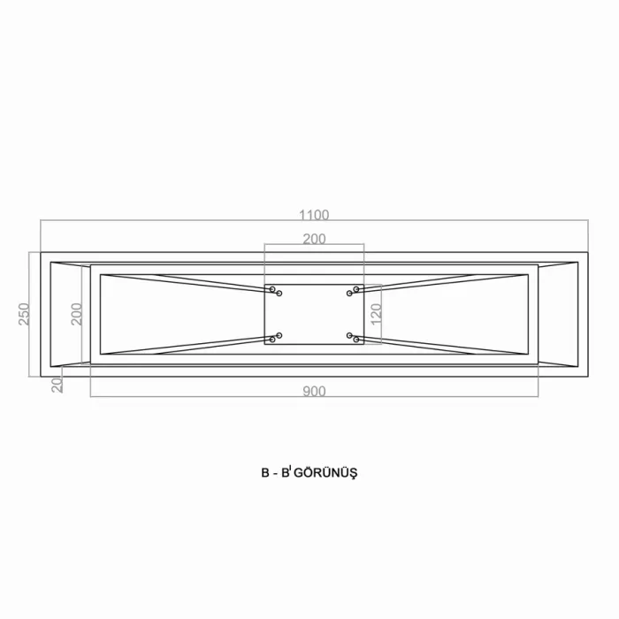 Led Avize Sarkıt 4GEN QUINZE 110*25 cm