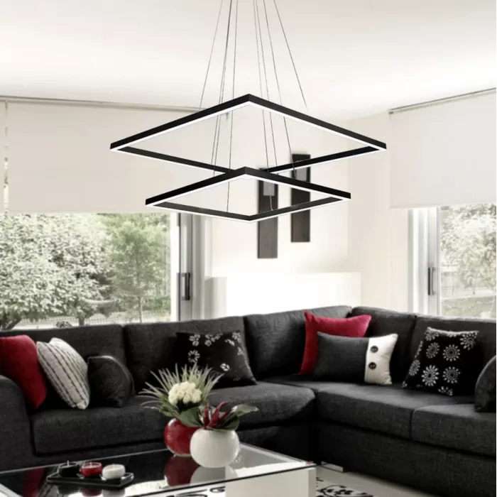 Led Avize Sarkıt 2KARE 60*60 cm