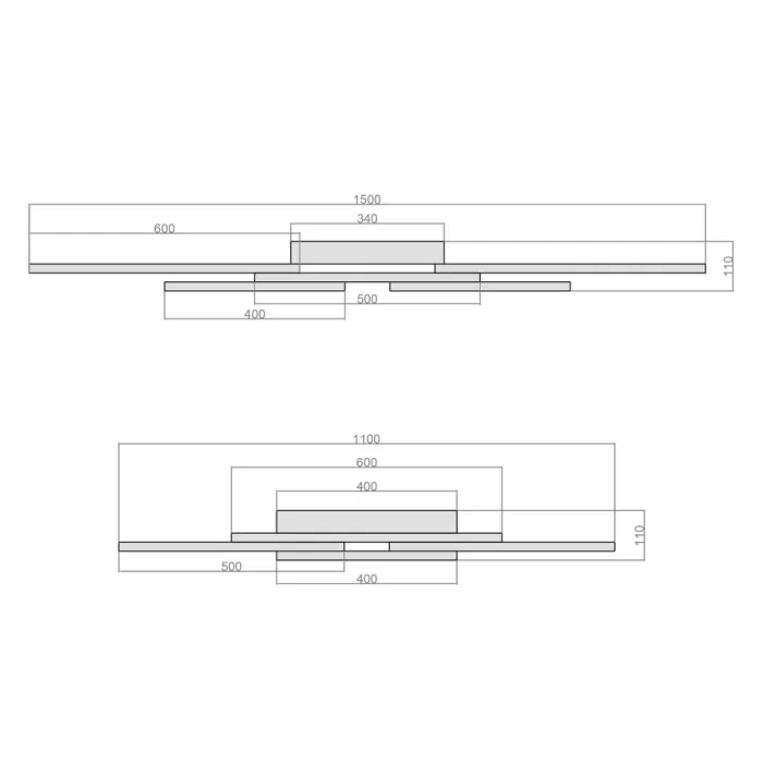 Led Avize Plafonyer ALTIKARE 150*110 cm