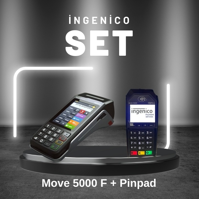 İngenico Move 5000F Mobil Eft Pos Kasa + Pinpad