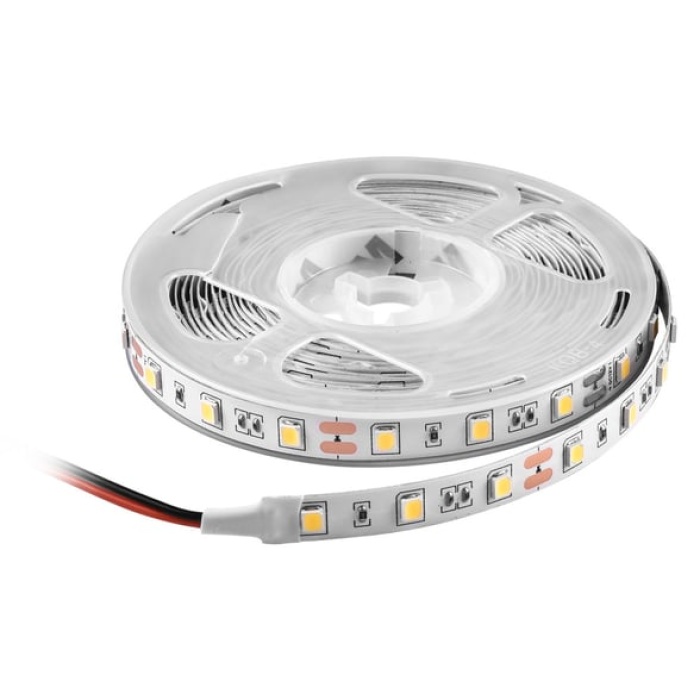 12V Dış Mekan Slikonlu Şerit Led Amber 5 Mt.