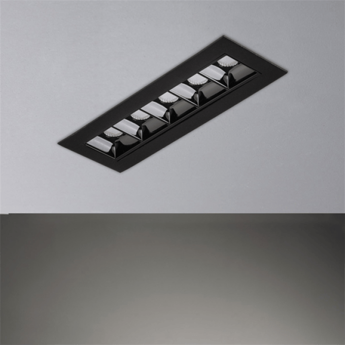 Sıva Altı Led Spot Siyah