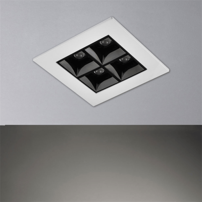 Sıva Altı Led Spot Beyaz Siyah