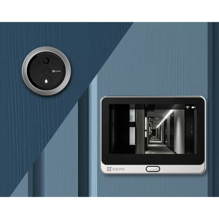 EZVIZ DP2C, 1080P FHD 2MP, Görüntülü Konuşma, Kapı Zili, Pır Sensörü, 4.3 Ekranlı, Wi-Fili Kapı Görüntüleyicisi