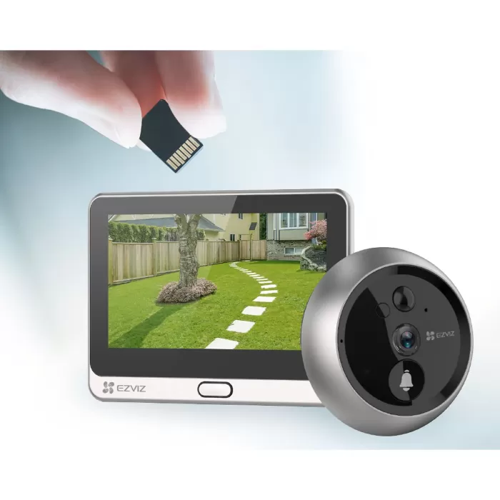 EZVIZ DP2C, 1080P FHD 2MP, Görüntülü Konuşma, Kapı Zili, Pır Sensörü, 4.3 Ekranlı, Wi-Fili Kapı Görüntüleyicisi