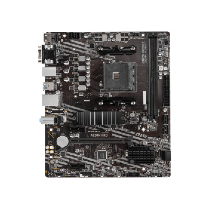 MSI A520M PRO DDR4 4600/1866Mhz M.2 MATX AM4