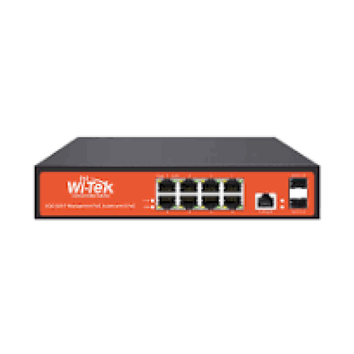 Wi-Tek WI-PS308GHV28 Port Poe 250Mt. Mesafe Hi-Poe Switch