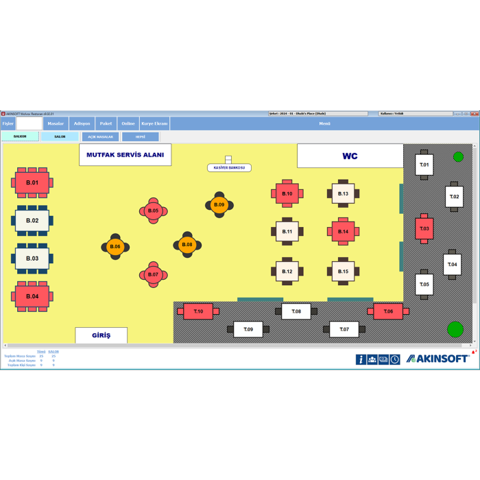 WOLVOX Restoran WOA9