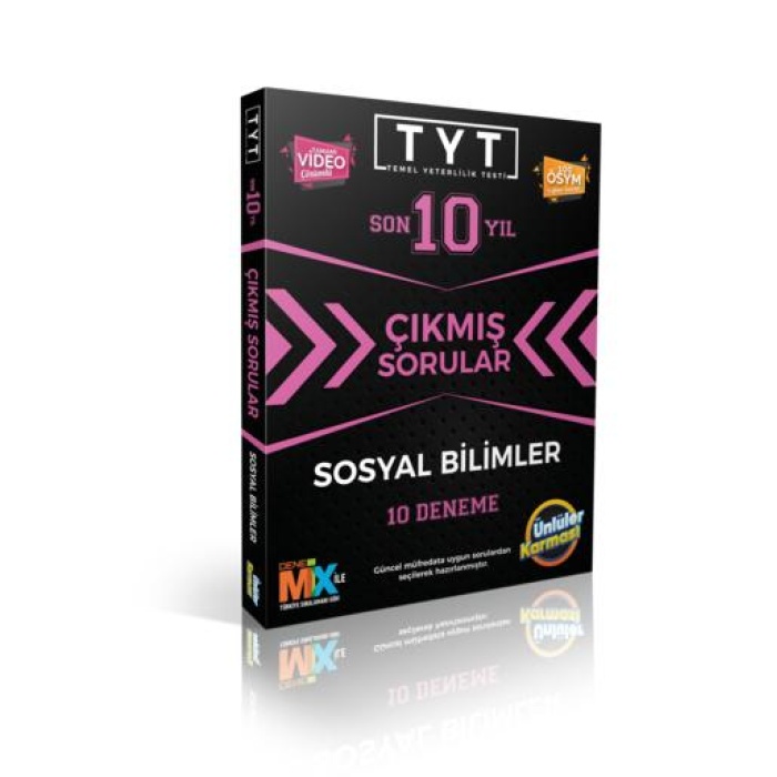 TYT Son 10 Yıl  Çıkmış Sorular Sosyal Bilimleri