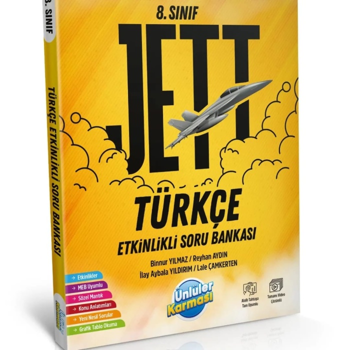 8.SINIF JETT TÜRKÇE  ETKİNLİKLİ SORU BANKASI