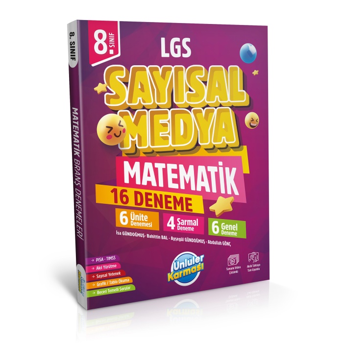 SAYISAL MEDYA 8.SINIF MATEMATİK 16 DENEME