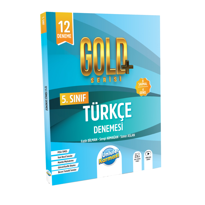 5.Sınıf  Gold Türkçe 12 Deneme(Yeni)