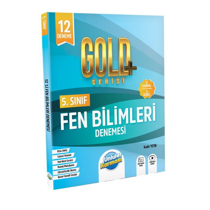 5.Sınıf  Gold  Fen Bilimleri 12 Deneme (Yeni)