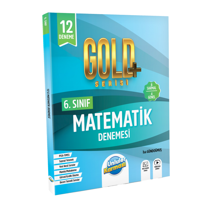 6.Sınıf  Gold Matematik 12 Deneme (Yeni)