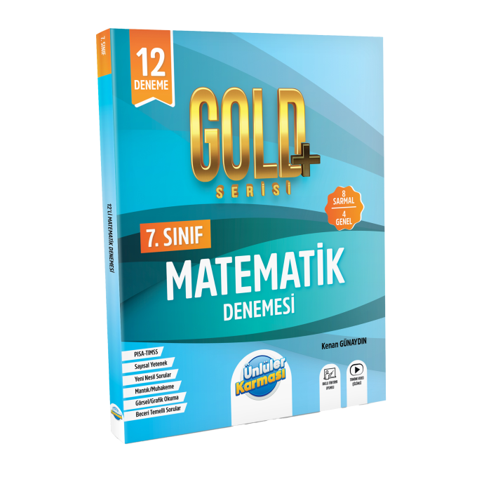 7.Sınıf  Gold Matematik 12 Deneme (Yeni)