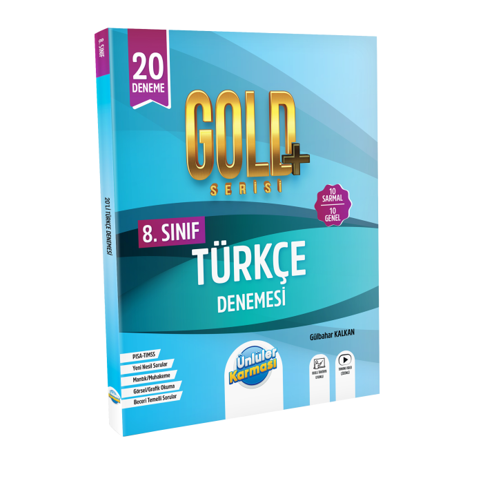 8. Sınıf  Gold Türkçe 20 Deneme(Yeni)