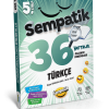 5. SINIF TÜRKÇE SEMPATİK 36 HAFTALIK KAZANIM DENEMELERİ