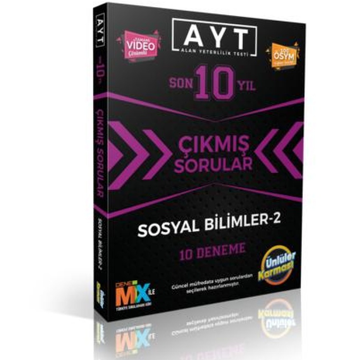 AYT SON 10 YIL ÇIKMIŞ SORULAR SOSYAL BİLİMLERİ-2
