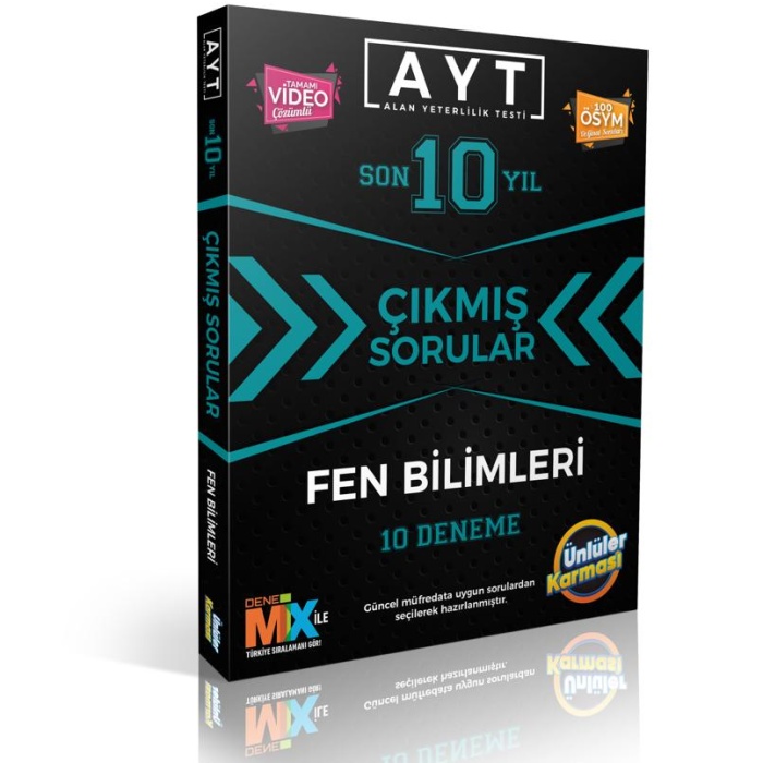 AYT SON 10 YIL ÇIKMIŞ SORULAR FEN BİLİMLERİ