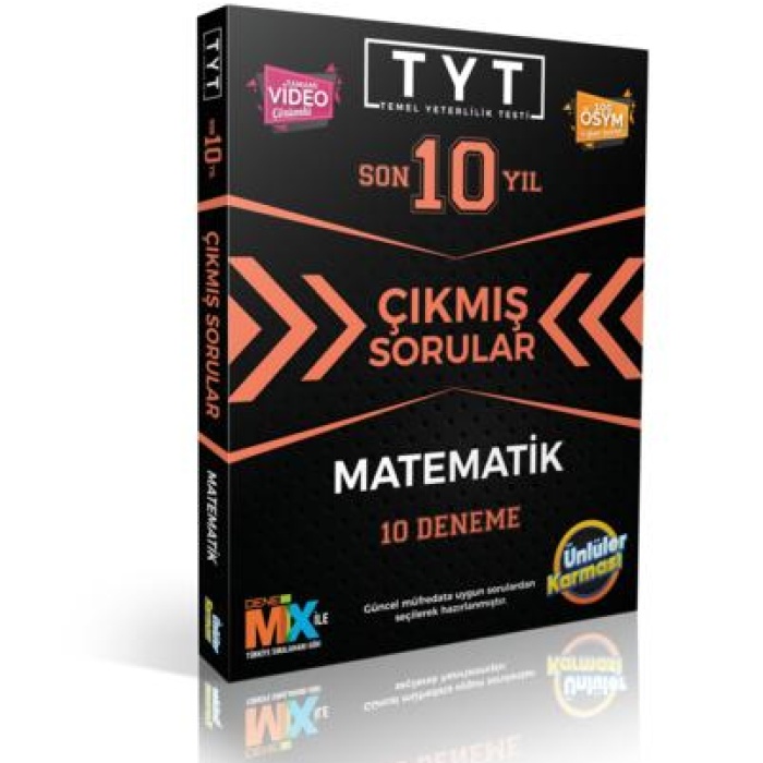 TYT SON 10 YIL ÇIKMIŞ SORULAR MATEMATİK