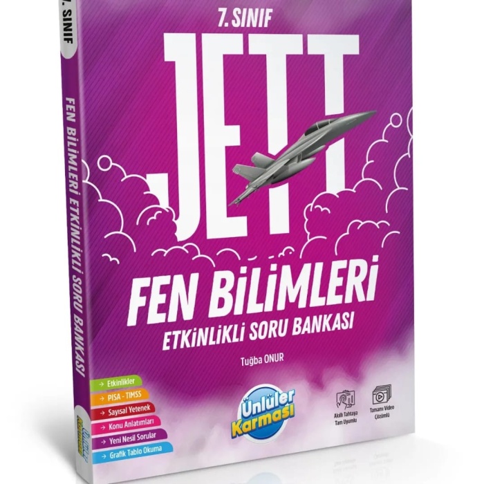7.SINIF JETT FEN BİLİMLERİ ETKİNLİKLİ SORU BANKASI(İADESİZ)