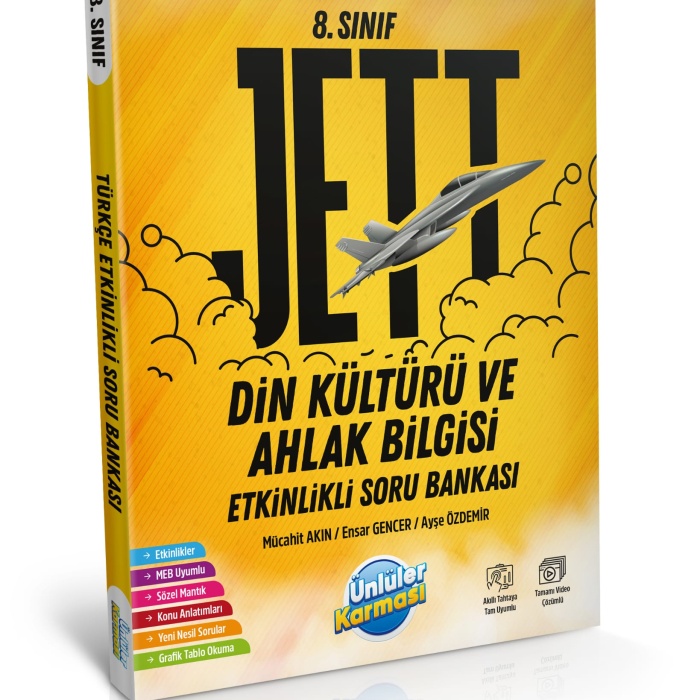 8.SINIF JETT DİN KÜL.VE AHLAK BİLGİSİ  ETKİNLİKLİ SORU BANKASI (İADESİZ)