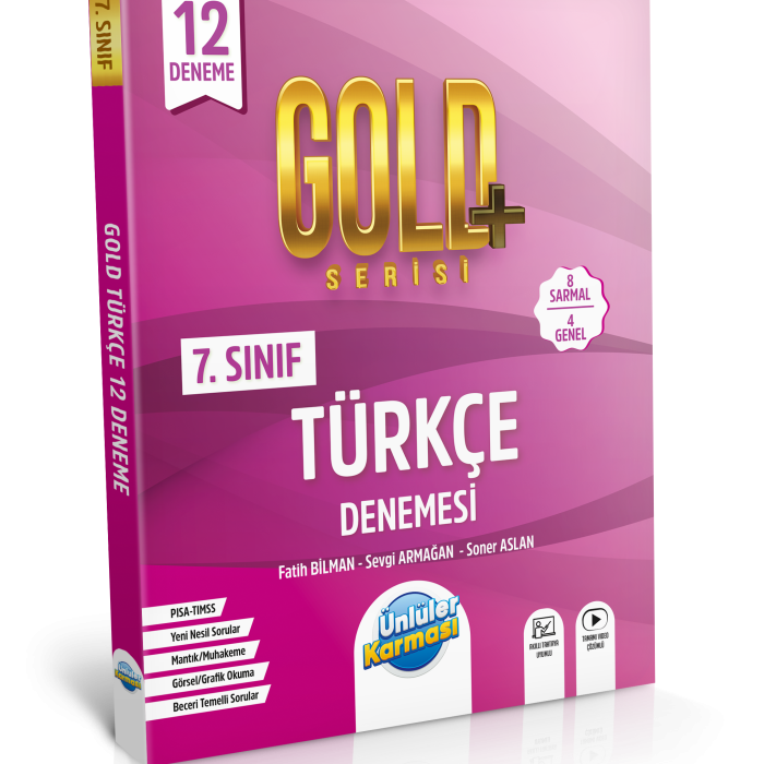 7. SINIF TÜRKÇE GOLD+ SERİSİ 12 DENEME