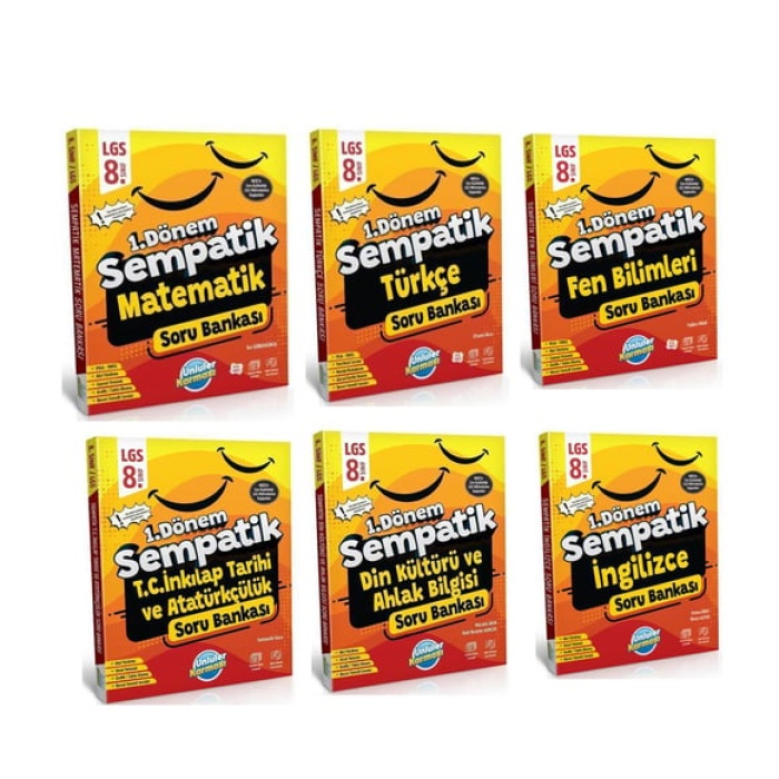 8. SINIF SEMPATİK 1 DÖNEM SORU BANKASI SET (İADESİZ)