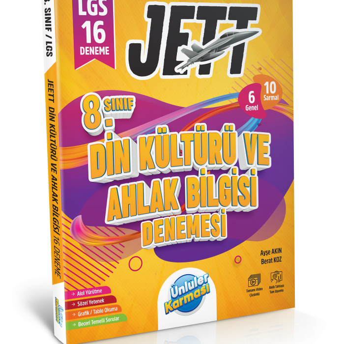 8. SINIF JETT DİN KÜLTÜRÜ VE AHLAK BİLGİSİ 16 DENEME
