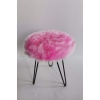 Pembe Peluşlu Puf