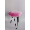 Pembe Peluşlu Puf