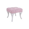 Dekoratif Kapitone Puf Ayak Ucu Kapı Önü Makyaj Pufu 45x45 cm
