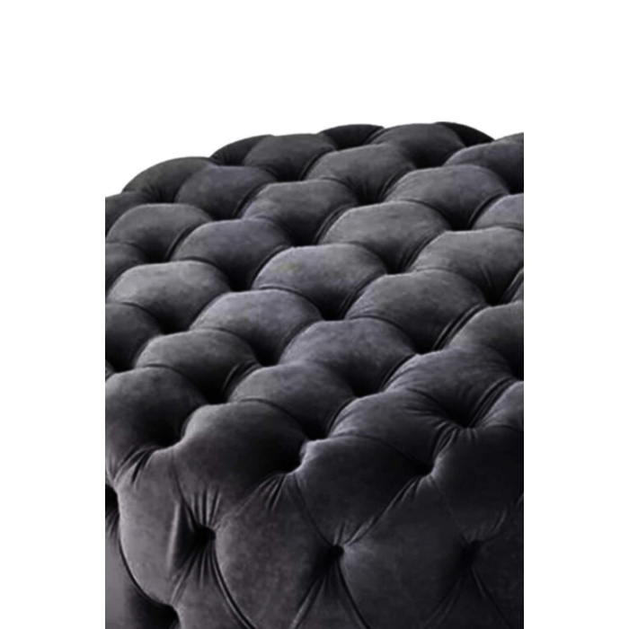 Romossi Luxury Siyah Puf
