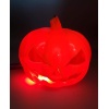Led Işıklı ve Sesli Saplı Balkabağı Turuncu  Dekor Süs- Halloween Cadı Konsept
