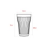 Akrilik Beyaz 6lı Uzun Bardak & Su Meşrubat Bardağı 400 ml ( Cam Değildir )