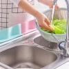 BUFFER® 2 ADET Vantuzlu Kauçuk Sıvı Su Sızdırmaz  Mutfak Banyo Duş Bariyeri Lavabo Kenar Tutucu Set
