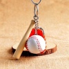 BUFFER® Gerçekçi Beyzbol Tasarımlı Şık Anahtarlık Kolye Çanta Süsü Baseball Keychain