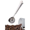 BUFFER® Mandallı Kahve Ölçü Kaşığı Silver Çok Fonksiyonlu Paslanmaz Çelik Kaşık