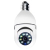 BUFFER® WiFi 360 Panoramik Ampul Kamera Gece Görüş Ses Akıllı Hareket Algılayıcı