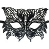 Siyah Renk Kedi Model Dantel İşleme Parti Maskesi 8 No