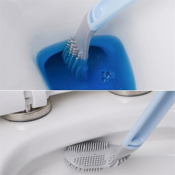 BUFFER® Golf Tasarımlı Silikon WC Klozet Mutfak Temizlik Fırçası Kanca Hediyeli