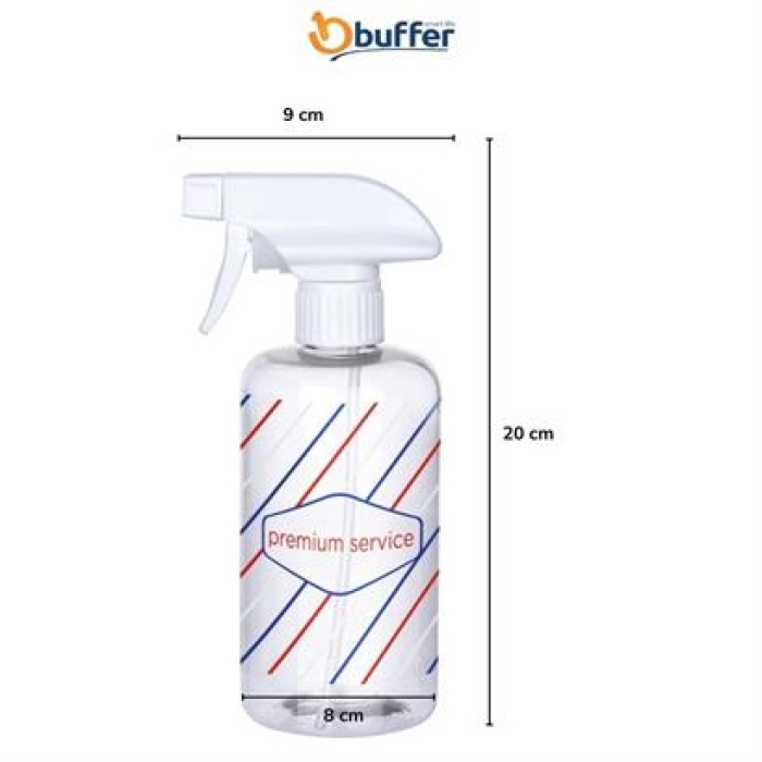 BUFFER® 500ml Bitki Su Püskürtme Pompalı Fısfıs Boş Sprey Şişesi Çiçek Sulama Doldurulabilir Su Kabı