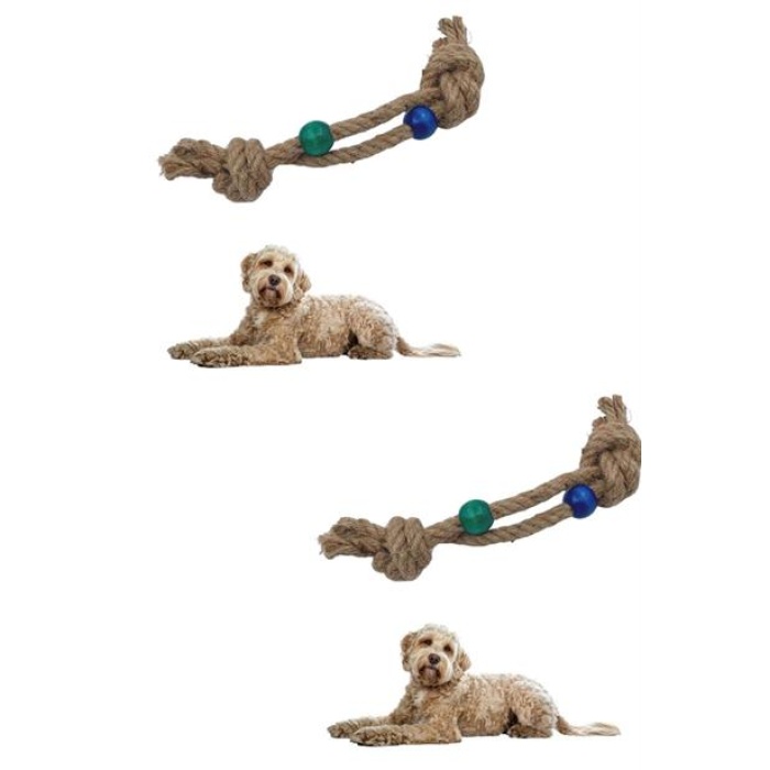 BUFFER® Diş Kaşıma İpi Köpek Oyuncağı Diş Güçlendirme Temizleme İpi Köpek Oyun Halatı